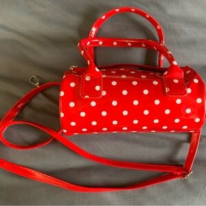 Red Polka Dot Women's Handbag